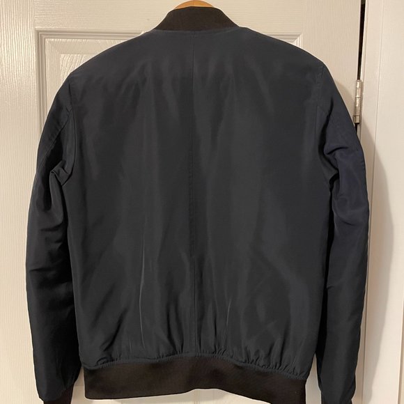 ZARA Bomber jacket Unisex , black- size small - Picture 5 of 7